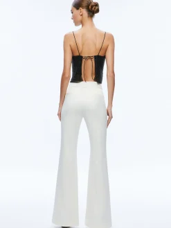 Alice and Olivia TOPS*GRAZI EMBELLISHED SPAGHETTI STRAP TOP