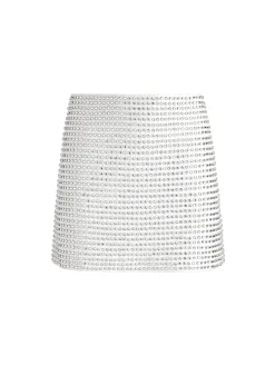 Alice and Olivia MATCHING SETS*GRAZI EMBELLISHED TIE BACK CROP TOP + RILEY EMBELLISHED MINI SKIRT