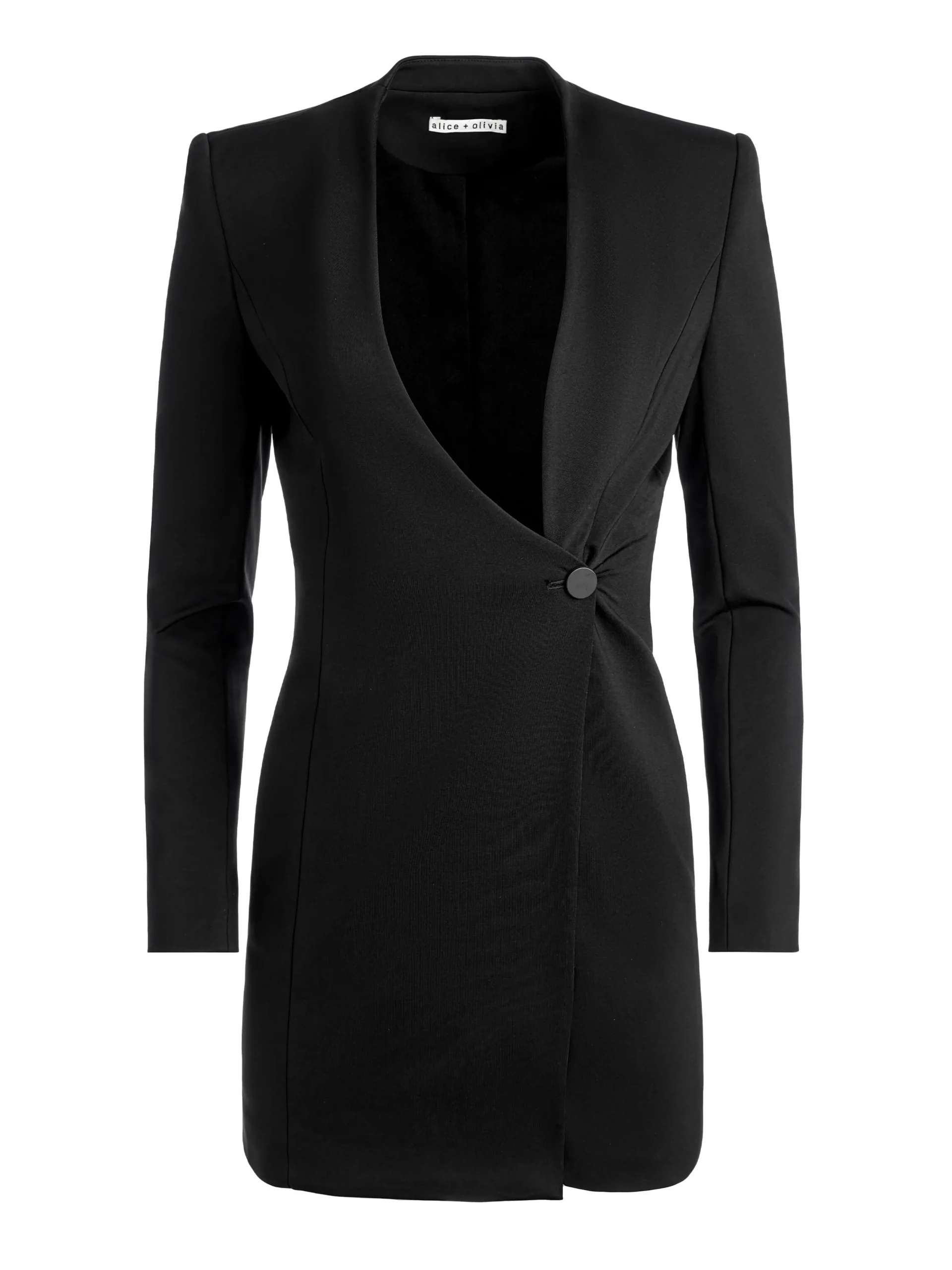 Alice and Olivia MINI|DRESSES*GUENDA CURVED NECKLINE BLAZER DRESS