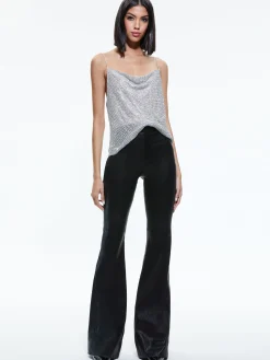 Alice and Olivia VALENTINE'S DAY EDIT|TOPS*HARMON CRYSTAL CHAINMAIL SLIP TANK