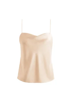 Alice and Olivia TOPS*HARMON DRAPEY SLIP TANK