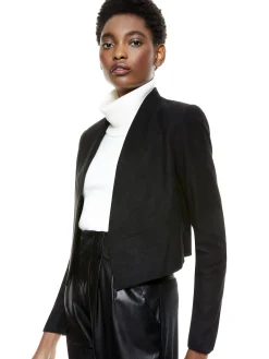 Alice and Olivia ESSENTIALS|THE WORKWEAR EDIT*HARVEY SUEDE JACKET