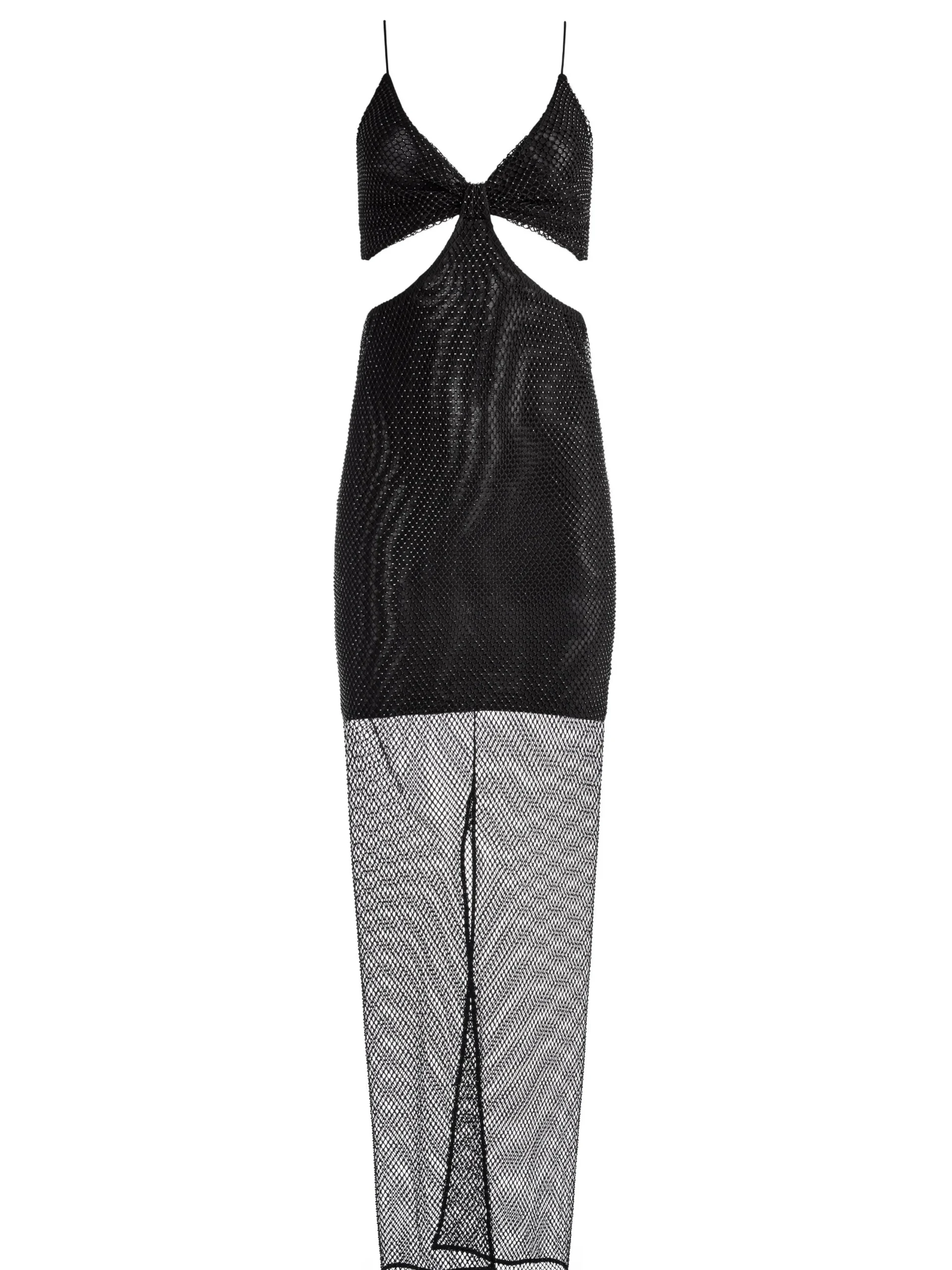 Alice and Olivia MAXI|MINI*HAVANA EMBELLISHED CUT OUT DRESS