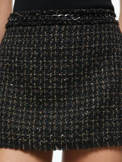Alice and Olivia SUITS|SKIRTS*JALEN CHAIN MINI SKIRT