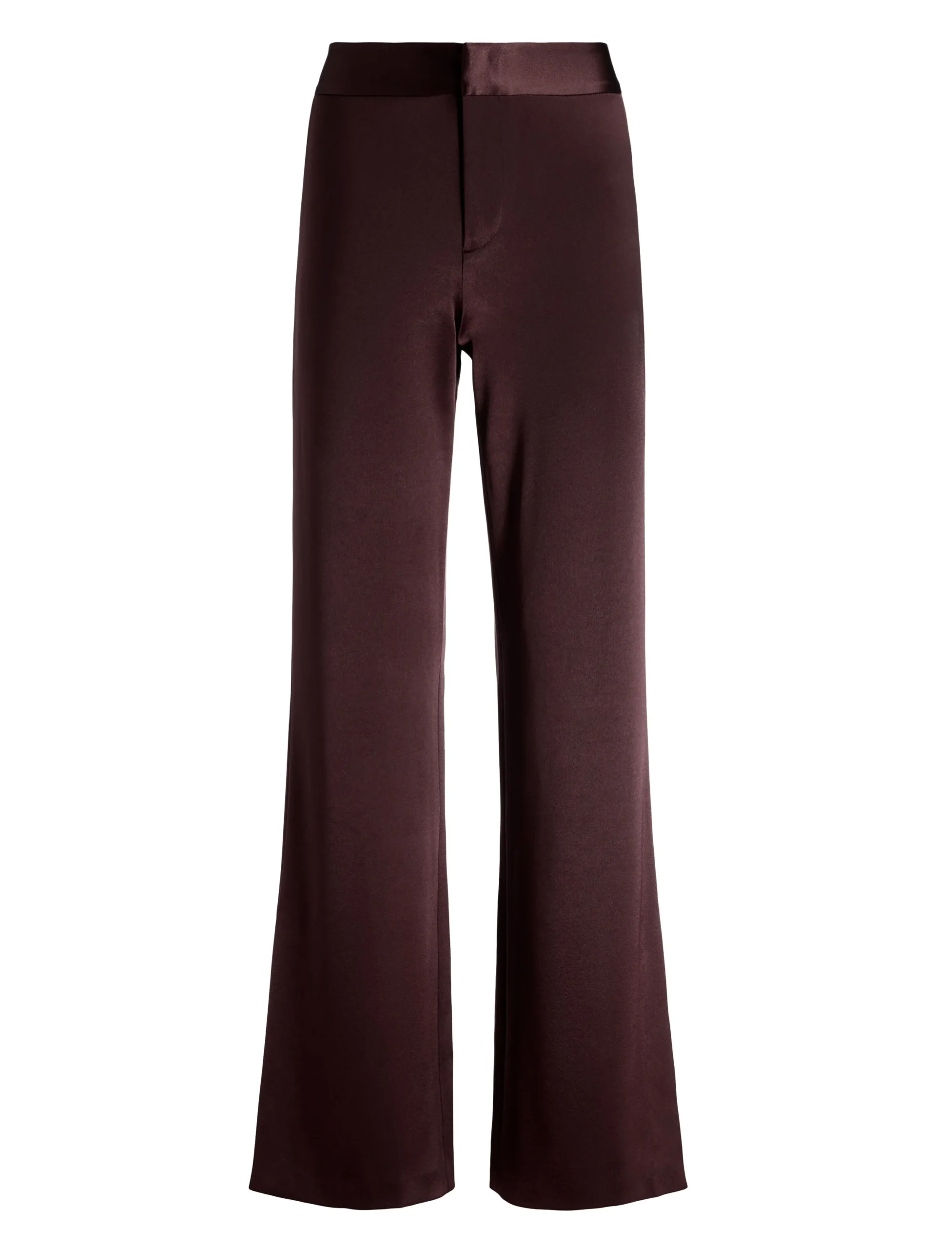 Alice and Olivia ESSENTIALS|PANTS*JC WIDE LEG SIDE SLIT PANT
