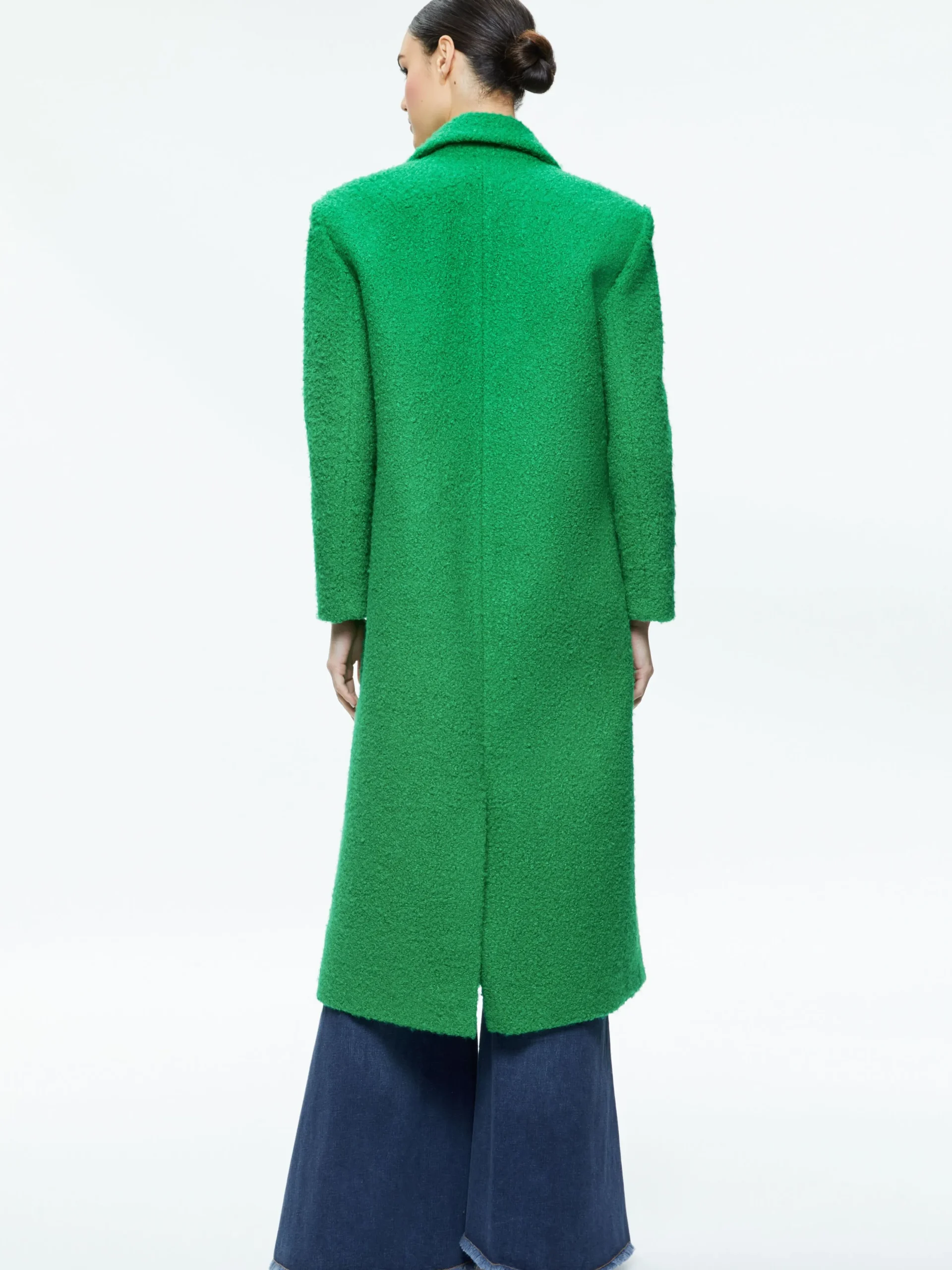 Alice and Olivia STACEY'S FAVORITES|JACKETS + COATS*JIMMY OVERSIZED COAT WITH LONG LAPEL
