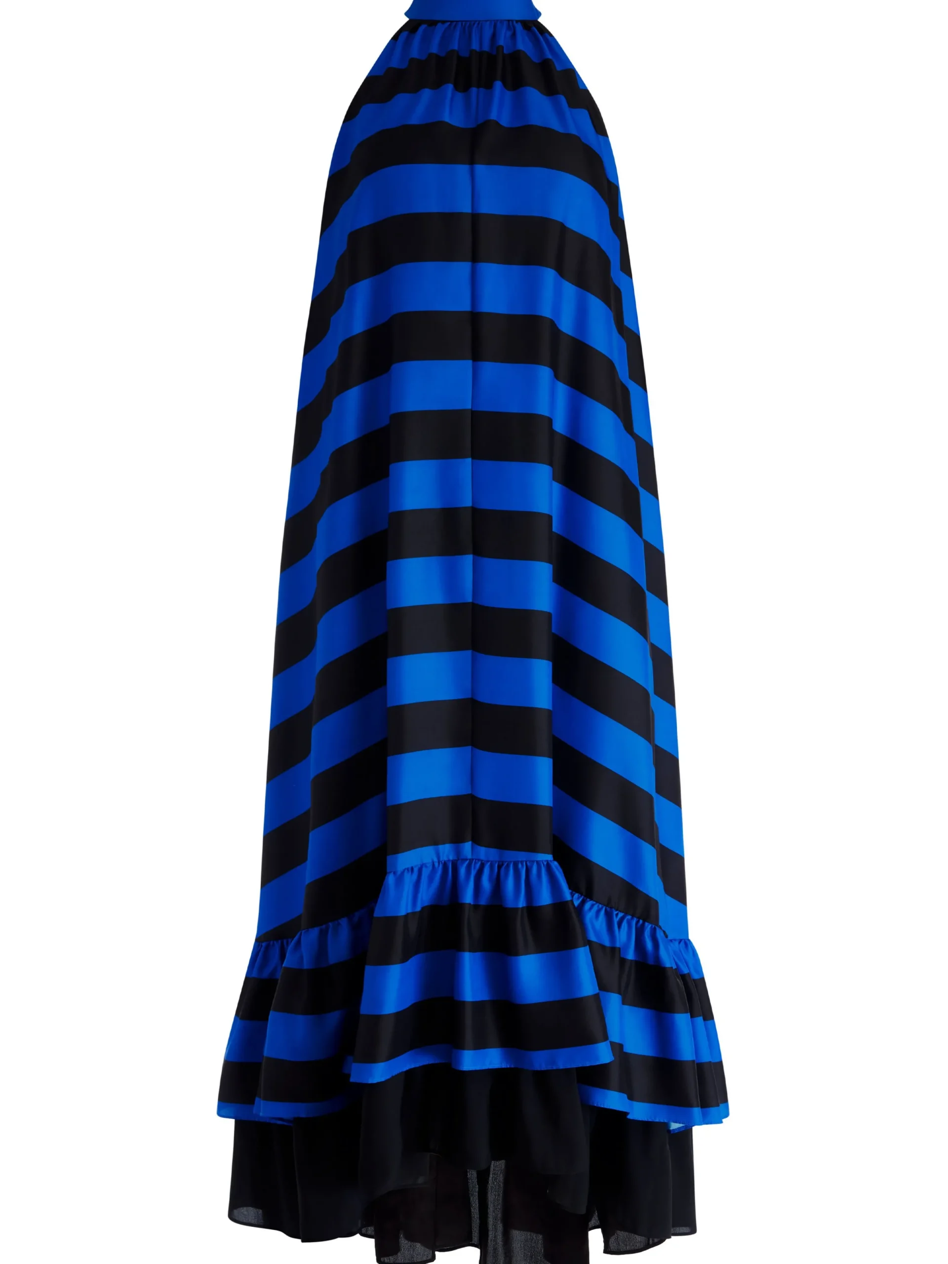 Alice and Olivia GUEST OF|MAXI*JOVIE HALTER NECK HIGH LOW MAXI DRESS