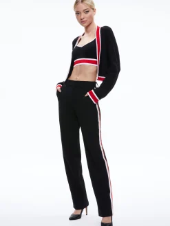 Alice and Olivia MATCHING SETS*JUANA CROPPED CARDIGAN + MAUDE BRALETTE