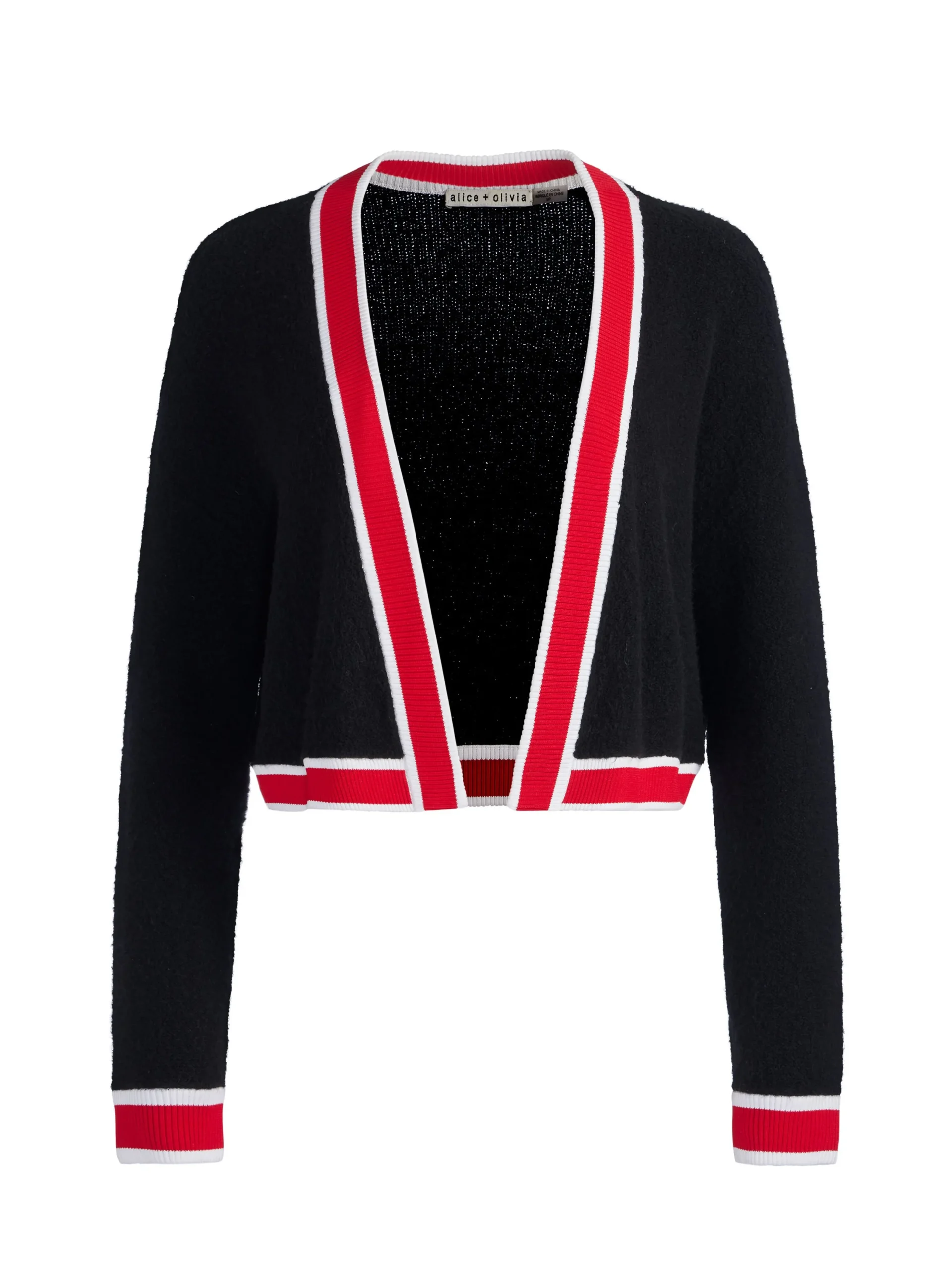 Alice and Olivia MATCHING SETS*JUANA CROPPED CARDIGAN + MAUDE BRALETTE