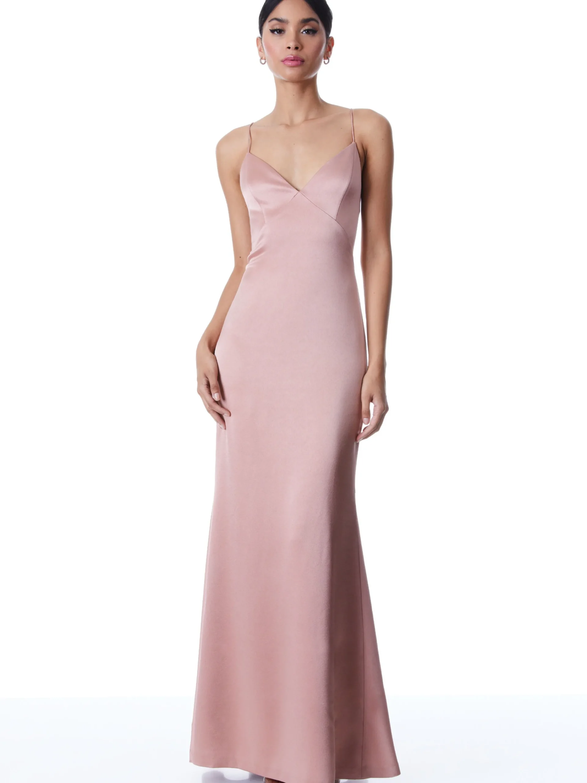 Alice and Olivia ESSENTIALS|MAXI*JULIETTA MAXI SLIP DRESS