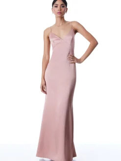 Alice and Olivia ESSENTIALS|MAXI*JULIETTA MAXI SLIP DRESS