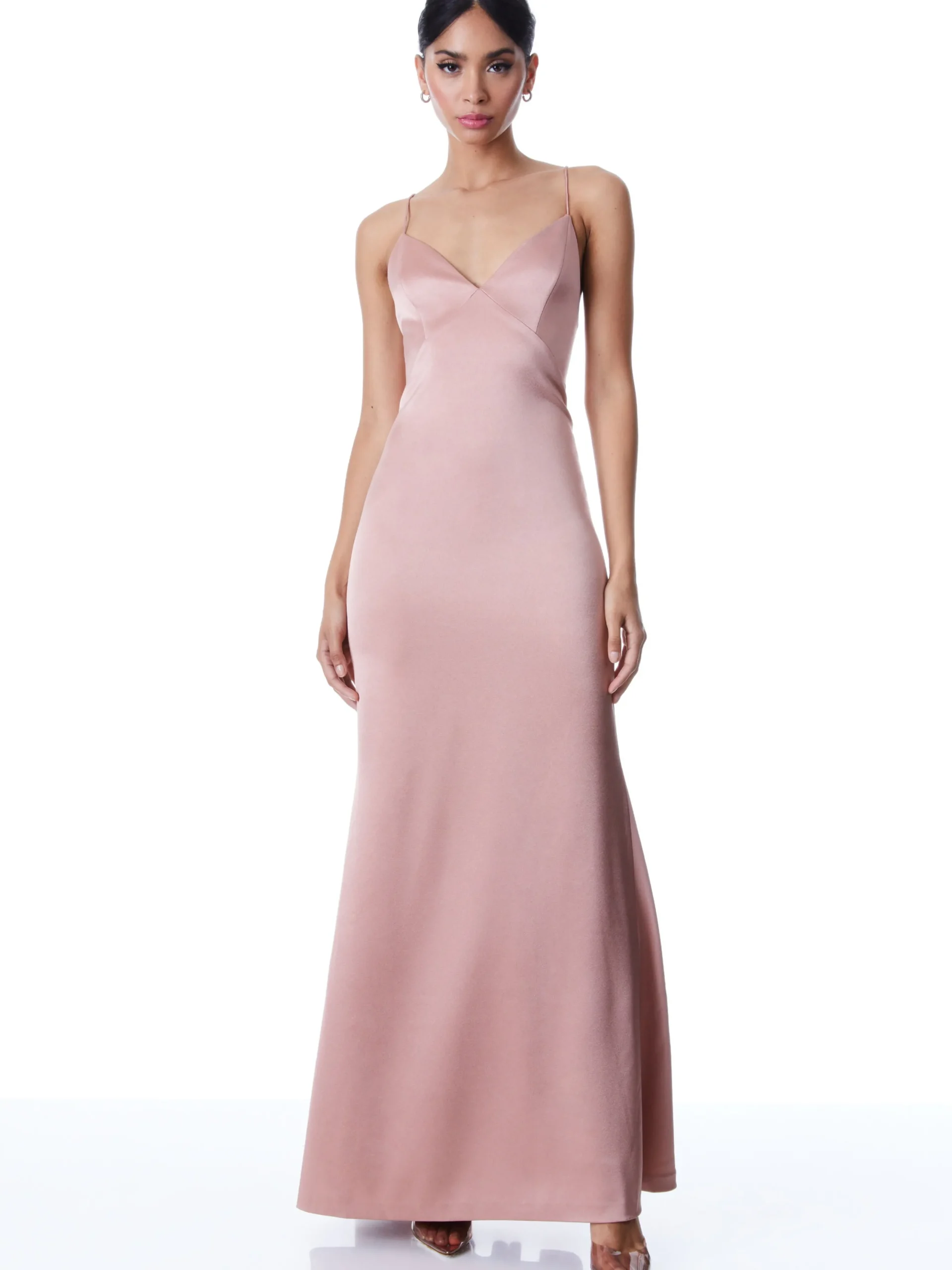 Alice and Olivia ESSENTIALS|MAXI*JULIETTA MAXI SLIP DRESS
