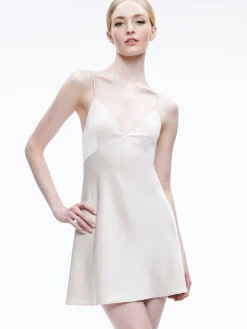 Alice and Olivia MINI|DRESSES*JULIETTA MINI SLIP DRESS