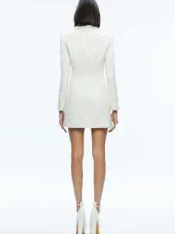 Alice and Olivia GUEST OF|MINI*JUSTIN TWEED BLAZER DRESS
