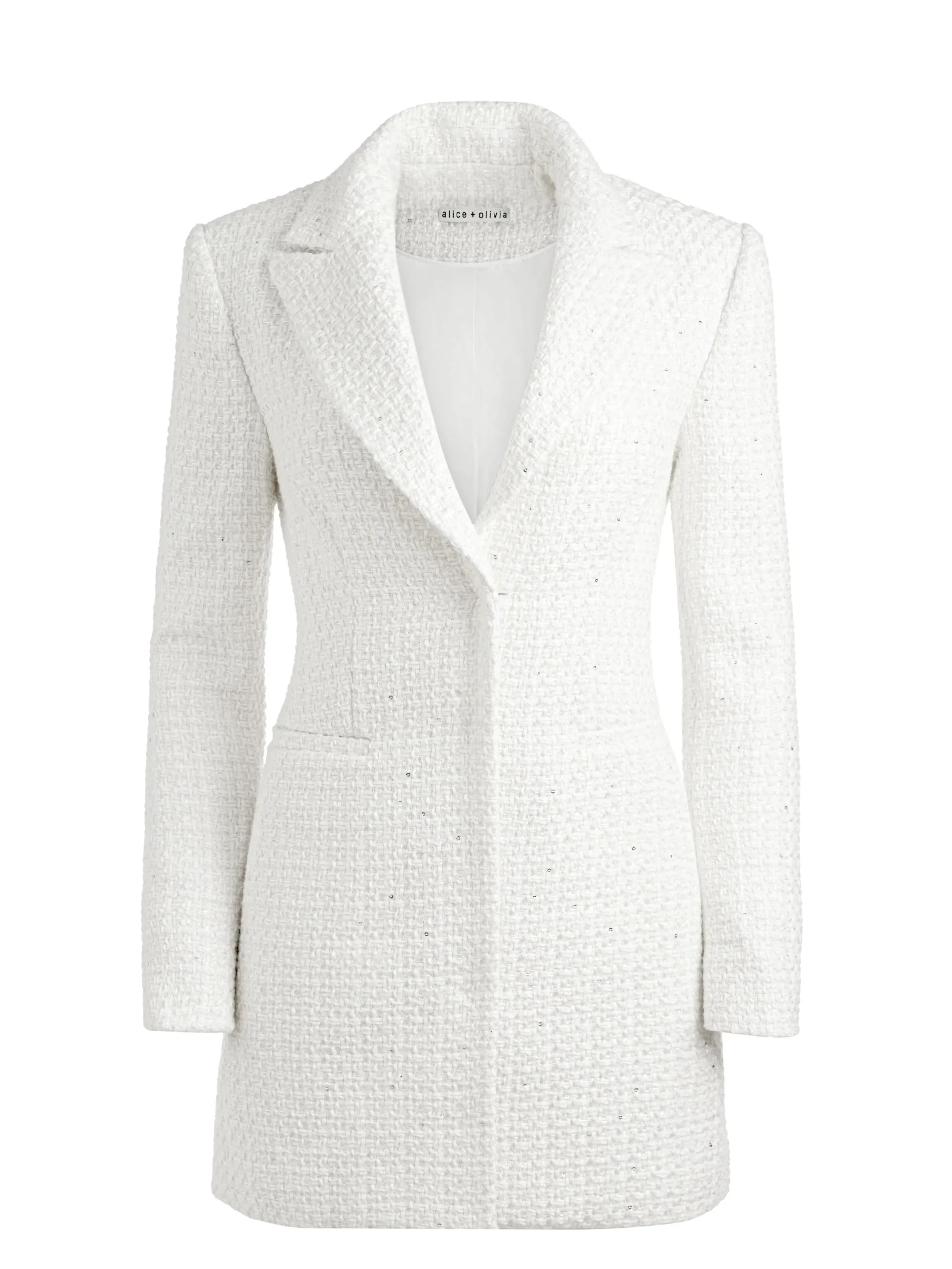 Alice and Olivia GUEST OF|MINI*JUSTIN TWEED BLAZER DRESS