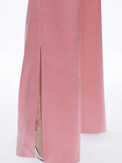 Alice and Olivia MATCHING SETS*KARLEY WRAP BLAZER + JC WIDE LEG SIDE SLIT PANT