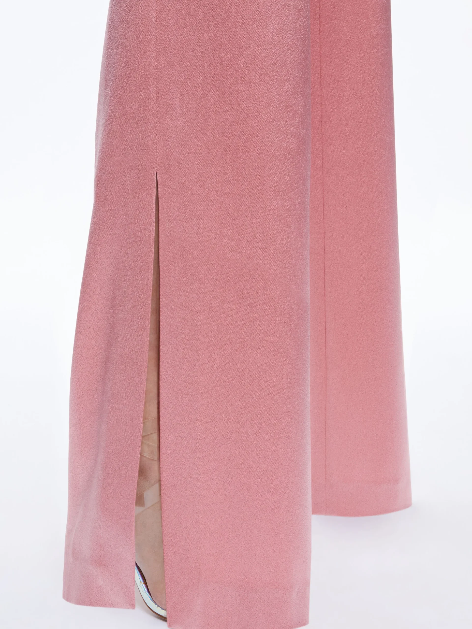 Alice and Olivia MATCHING SETS*KARLEY WRAP BLAZER + JC WIDE LEG SIDE SLIT PANT