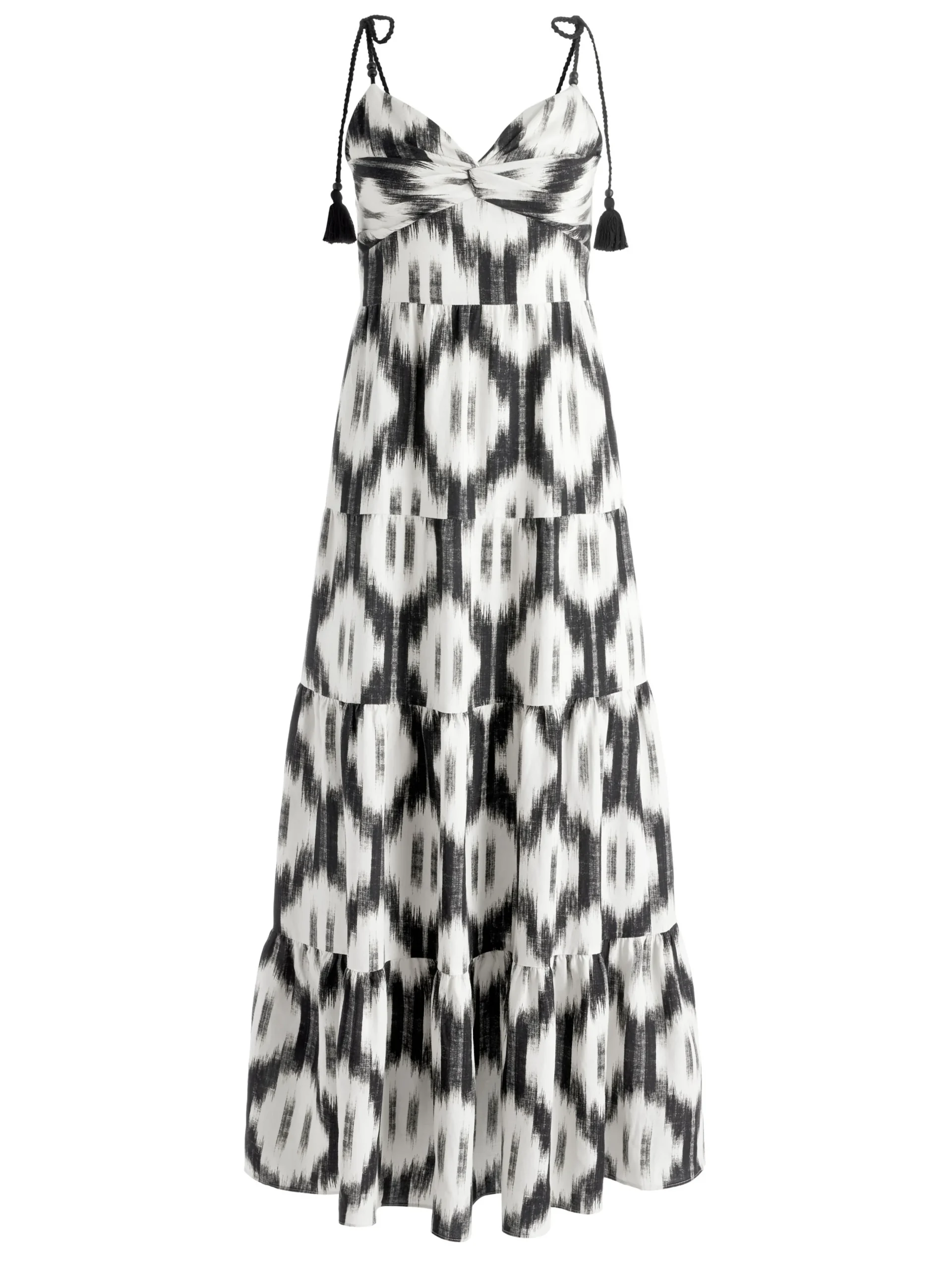 Alice and Olivia MAXI|DRESSES*KATARA TWIST TOP TIERED MAXI DRESS