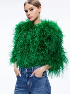 Alice and Olivia JACKETS + COATS*KIDMAN FEATHER JACKET