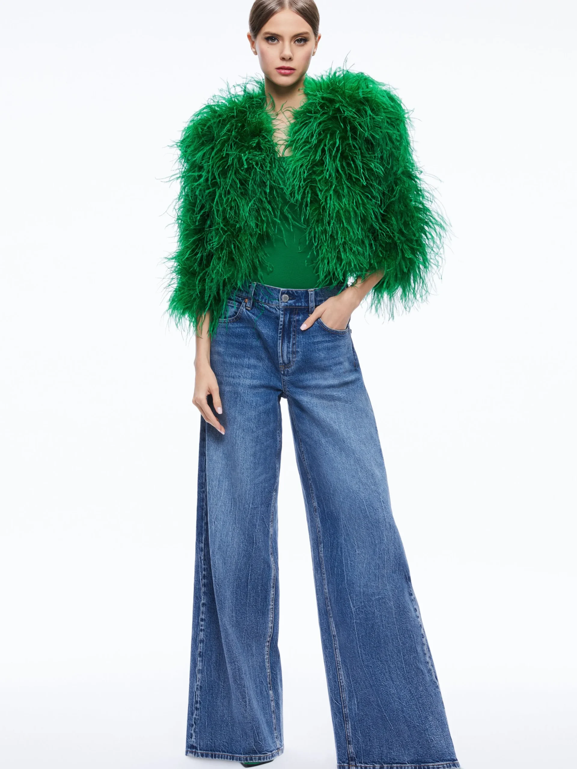 Alice and Olivia JACKETS + COATS*KIDMAN FEATHER JACKET