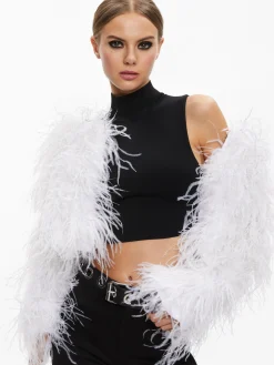 Alice and Olivia JACKETS + COATS*KIDMAN FEATHER JACKET