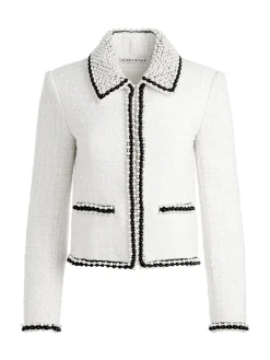 Alice and Olivia JACKETS + COATS*KIDMAN PEARL COLLAR BOXY JACKET