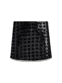Alice and Olivia MATCHING SETS*KIDMAN SEQUIN TWEED JACKET + RUBI SEQUIN TWEED MINI SKIRT