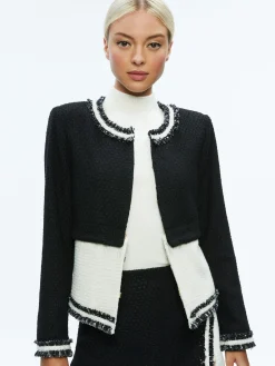 Alice and Olivia ESSENTIALS|THE WORKWEAR EDIT*KIDMAN TWO-FER TWEED JACKET