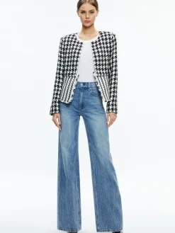 Alice and Olivia ESSENTIALS|JACKETS + COATS*KIDMAN TWO-FER TWEED JACKET