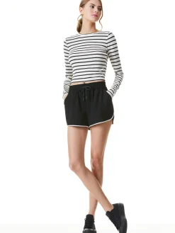 Alice and Olivia ESSENTIALS|SHORTS*KIR COLORBLOCK RUNNING SHORT