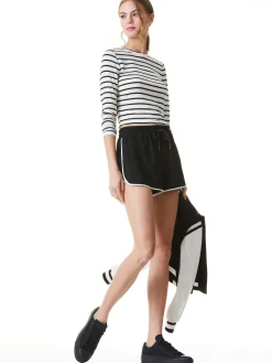 Alice and Olivia ESSENTIALS|SHORTS*KIR COLORBLOCK RUNNING SHORT