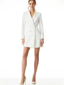 Alice and Olivia ESSENTIALS|THE WORKWEAR EDIT*KYRIE TUXEDO DRESS