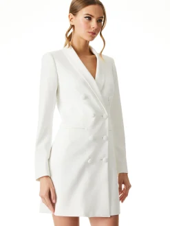 Alice and Olivia ESSENTIALS|THE WORKWEAR EDIT*KYRIE TUXEDO DRESS