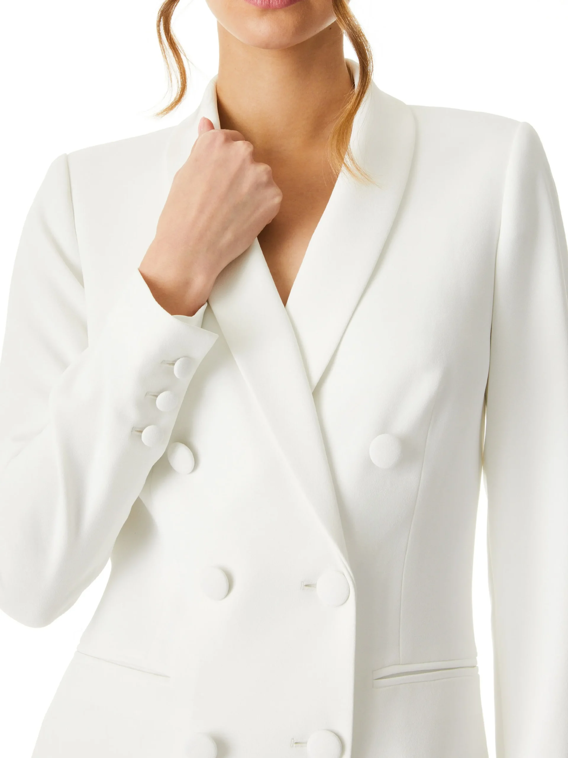 Alice and Olivia ESSENTIALS|THE WORKWEAR EDIT*KYRIE TUXEDO DRESS