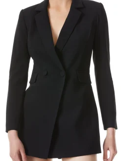 Alice and Olivia ESSENTIALS|THE WORKWEAR EDIT*KYRIE TUXEDO SKORT ROMPER
