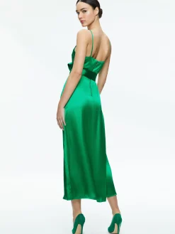 Alice and Olivia STACEY'S FAVORITES|GUEST OF*LANELLE MAXI CAPE DRESS