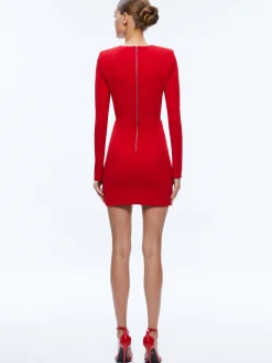 Alice and Olivia MINI|DRESSES*LOMA CUT OUT MINI DRESS