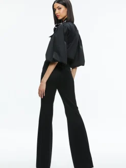 Alice and Olivia ESSENTIALS|THE WORKWEAR EDIT*LOU BOW BUTTON DOWN