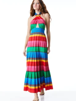 Alice and Olivia MAXI|DRESSES*LYNDON CROSS FRONT MAXI DRESS