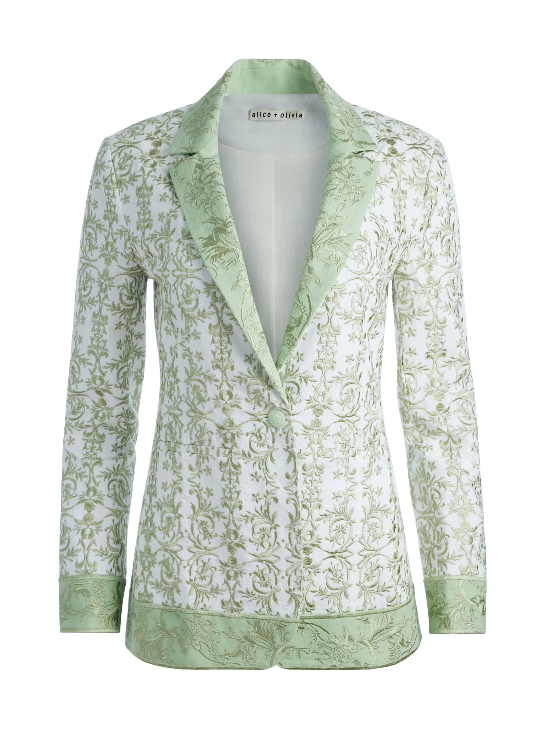 Alice and Olivia SUITS|JACKETS + COATS*MACEY NOTCH COLLAR FITTED BLAZER