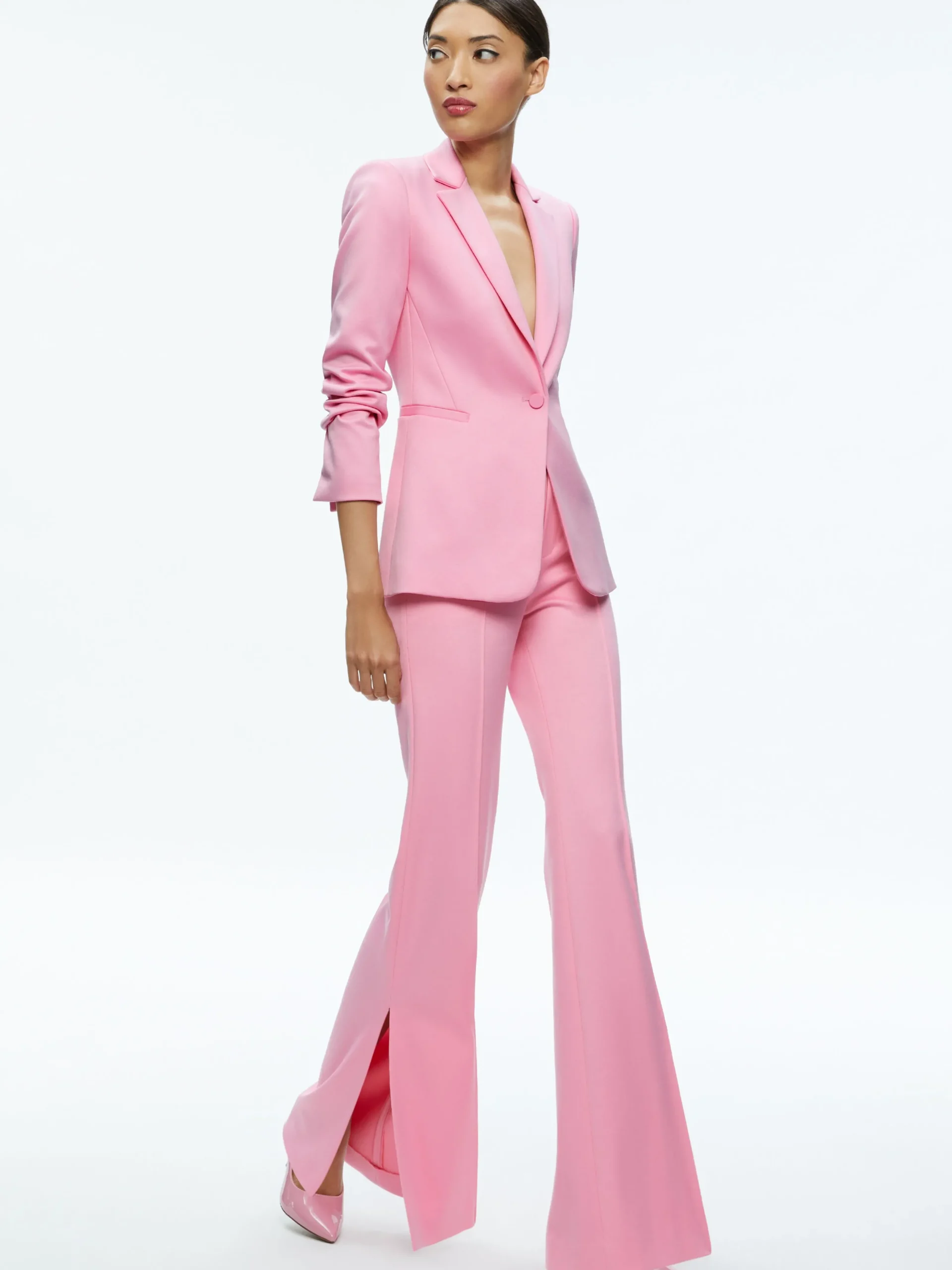 Alice and Olivia VALENTINE'S DAY EDIT|JACKETS + COATS*MACEY NOTCH COLLAR FITTED BLAZER