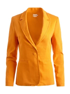 Alice and Olivia MATCHING SETS*MACEY NOTCH COLLAR FITTED BLAZER + CARLI DENIM BRA TOP + BEAUTIFUL HIGH RISE BELL JEAN