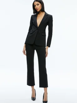 Alice and Olivia ESSENTIALS|THE WORKWEAR EDIT*MACEY SLIT SLEEVE BLAZER