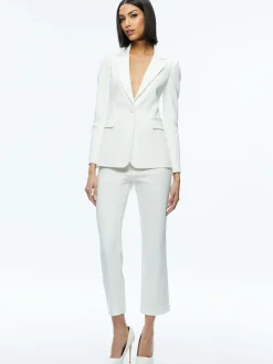 Alice and Olivia ESSENTIALS|THE WORKWEAR EDIT*MACEY SLIT SLEEVE BLAZER