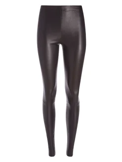 Alice and Olivia PANTS*MADDOX SIDE ZIP LEATHER LEGGING