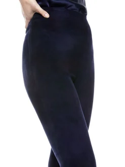 Alice and Olivia PANTS*MADDOX SIDE ZIP SUEDE LEGGING