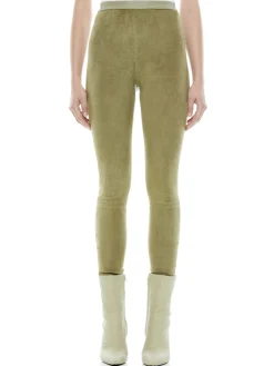 Alice and Olivia ESSENTIALS|PANTS*MADDOX SUEDE COMBO LEGGING