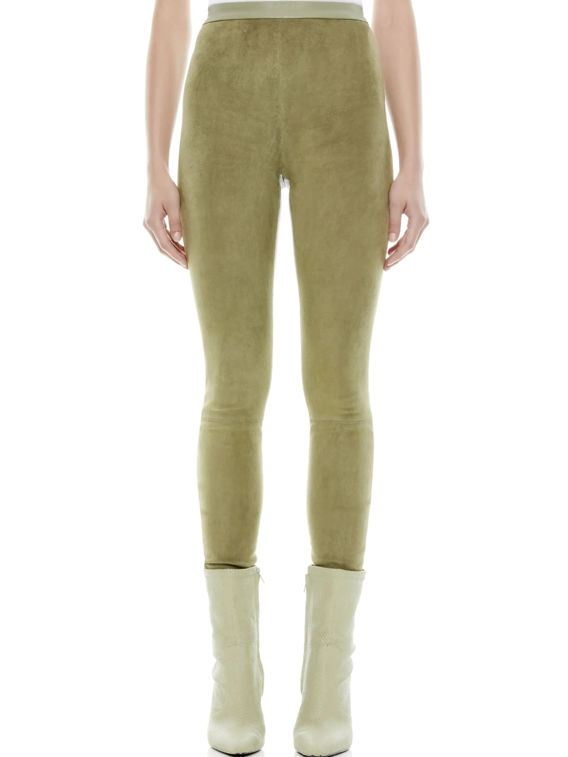 Alice and Olivia ESSENTIALS|PANTS*MADDOX SUEDE COMBO LEGGING