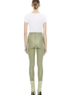 Alice and Olivia ESSENTIALS|PANTS*MADDOX SUEDE COMBO LEGGING