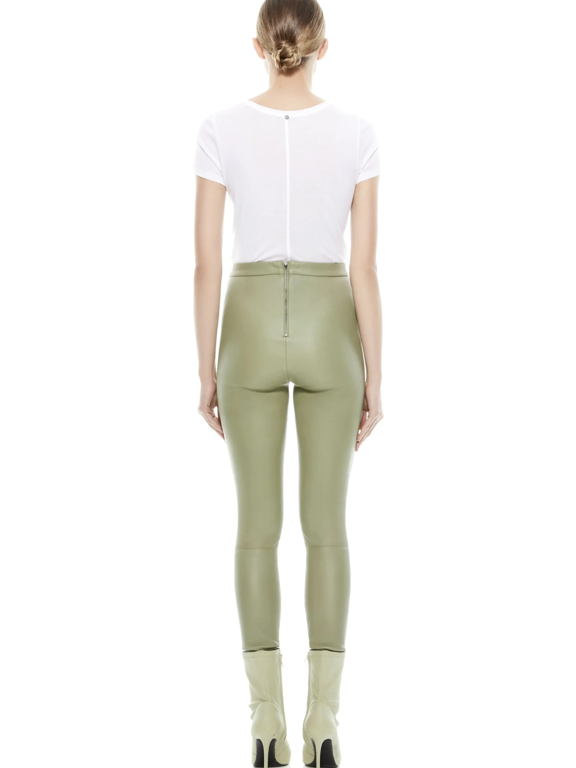 Alice and Olivia ESSENTIALS|PANTS*MADDOX SUEDE COMBO LEGGING